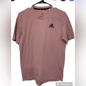 Adidas Mens Size Small Primegreen Pink Shirt
